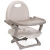 Chicco Pocket Snack Rialzo Sedia per Bambini 6 Mesi-3 Anni (15 kg), Seggiolino Pappa Alzasedia da Tavolo Portatile Seggiolone Da Viaggio Chiusura Compatta, Vassoio Rimovibile, Beige