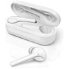 Hama Bluetooth Wireless Headphones (cuffie in-ear, cuffie ultraleggere senza cavo, vere cuffie wireless con controllo vocale, touch control e micro) Bianco