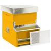 Casagrande 265A Arnia Dadant-Blatt 10 favi fondo mobile antivarroa telaini con filo - Giallo
