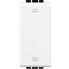 BTICINO Doppio pulsante 10A interbloc. Bianco - N4037N