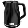 Tefal Bollitore elettrico in plastica, 1,7 l, 2400 W, bollitore elettrico Loft, colore nero, filtro anticalcare rimovibile, senza BPA, KO250830