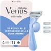 Gillette Venus Rasoio Donna Parti Intime + 4 Lamette di Ricambio