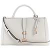 GUESS borsetta borsa a tracolla Carrie Girlfriend Satchel Stone avorio