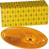 HELLA 2PS 964 295-061 Luce demarcazione laterale, LED, 12V, Raccordo a vite/Montaggio, esterno, colore diffusore luce giallo, colore luce LED giallo, Cavo 500mm, Sx/Dx, Quantità 1