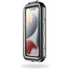 INTERPHONE - Custodia Rigida Quiklox Universale, Smartphone fino a 6.9", Supporto Cellulare per Moto, Sistema Modulare QUIKLOX, sgancio e aggancio rapido, sicuro e durevole