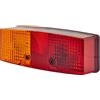 HELLA 2SD 003 184-031 Luce posteriore, Lampadine, 24/12V, Montaggio, esterno/avvitato, colore diffusore luce rosso/giallo, Spina Spina piatta, Sx, Quantità 1