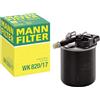 Mann Filter MANN-FILTER, WK 820/17 Filtro carburante