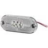 HELLA VALUEFIT 2PG 357 009-021 Luce di posizione, LED, 12V, Montaggio, esterno/Raccordo a vite, colore diffusore luce cristallino, colore luce LED giallo, anteriore, Quantità 1