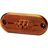 HELLA VALUEFIT 2PS 357 009-001 Luce demarcazione laterale, LED, 12V, Raccordo a vite/Montaggio, esterno, colore diffusore luce giallo, Cavo 150mm, Sx/Dx, Quantità 1