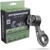 INTERPHONE QUIKLOX Porta Telefono Bici da Manubrio, Supporto cellulare bici da corsa e mountain bike compatibile con manubri da 22 mm a 31,8 mm, Porta smartphone per un aggancio e sgancio rapido