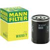 Mann Filter MANN-FILTER, W 610/7 Filtro olio