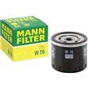 Mann Filter MANN-FILTER W 79 Filtro dell'olio - per Autovetture + veicoli commeriali