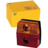 HELLA 2SE 998 530-061 Luce posteriore, Lampadine, 12/24V, Montaggio, esterno/avvitato, colore diffusore luce rosso/giallo, Spina Spina piatta, Sx/Dx, Quantità 1