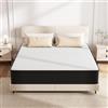 Matoresu Materasso 90 x 200 cm, 7 zone, grado di durezza H4, altezza e certificazione Öko-Tex, 25 cm, materasso a molle insacchettate con memory foam, 90 x 200 x 25 cm