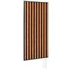 Könighaus pannello riscaldante a infrarossi - 1000 Watt | 5 anni di garanzia | Doppia protezione surriscaldamento | Corpo ultrapiatto per 14-26 m² | Colore cornice: nero | Motivo: 03. Pannello in leg