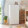 [en.casa] Armadio Cameretta Bianco 123x60x40cm