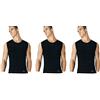 Navigare Smanicato Uomo - Pack da 3 - Jersey Cotone Elasticizzato