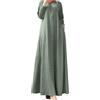Vhersily 2025 offerte - Abiti Musulmani Donna Dubai Hijab Donna Musulmano Cotone Vestiti E Velo Elegante Toga Lunga per I Reali Islamici