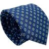CARACCIOLO Cravatta uomo Sartoriale in seta - Squisita fattura ed elegante varietà (SPRING BLU)