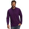 JP 1880 Polo Piquee 1/1, Viola Profondo, 7XL Uomo