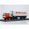 herpa HE83SSM7064 1:43 KAMAZ-54112 Sovtransavto Alka N12CH Modello Auto Resin