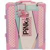Nice Trolley Make-Up con specchio e luce PINK.IT 40054