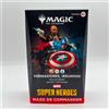 Magic Los Cuatro Fantasticos MARVEL Super Heroes Mazzo Commander ESP SEALED