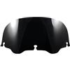XVTHDMPWY Adatto per parabrezza Wave da 8 per moto Harley Touring Electra Street Glide Ultra Classic FLHX FLHT 1996-2013(Black)