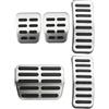 IBNBRO Copri Pedali Auto Per VW Per Polo 9N 6R Per Bora Per Golf 4 MK4 IV Per Skoda Per Fabia Seat Ibiza 6K 6L 6J AT MT Pedale Copertura In Acciaio Inox Auto Pedali Copripedali(MT)