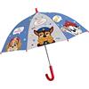 p:os 30873088 PAW Patrol - Ombrello per bambini, antivento, con apertura automatica e robusta struttura in fibra di vetro, diametro ca. 66 cm, multicolore, Piccolo
