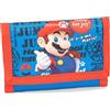 Franco Cosimo Panini SUPER MARIO - Portafoglio Ufficiale Super Mario con Pratica Chiusura a Zip e Scomparti Interni, Idea Regalo Bambini e Ragazzi, Blu e Rosso