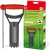 SWISSINNO Set Accessori SuperCat per Trappola Arvicole e Talpe, Sonda di localizzazione del tunnel da 25 cm e Scavabuchi con Maniglia in plastica per Buco 6cm dia. Facile da usare. Set da 2 pezzi