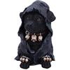Nemesis Now Canine Cloaked Grim Reaper Dog Figurina, Poliresina, Nero, 17 cm