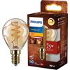 PHILIPS LED Vintage Lampadina Ambrata, 25W, E14, Luce Bianca Calda, Dimmerabile