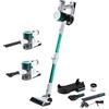 Primo PR510SV Aspirapolvere Scopa 3-in-1 senza fili, aspirapolvere senza sacchetto, depolveratore, manico flessibile, colore: Bianco/Verde