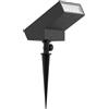Lumisky Faretto solare a punzone in alluminio dimmerabile LED bianco orientabile 180° SOLTEK H23cm