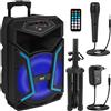 Pyle Cassa Bluetooth Altoparlante Bluetooth Speaker PA Portatile 800 Watt da Esterno