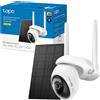 Tapo C665G KIT Telecamera Wi Fi Esterno Senza Fili con Pannello Solare 4K 8MP