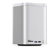 Orico Docking station con alloggiamenti per hard disk M.2 SATA fino a 56 TB - argento