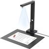 Lens 12 MP Usb-Scanner Mobile per Documenti, Webcam + Scanner Pieghevole 2-In-1,