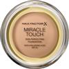 Max Factor Miracle Touch, Fondotinta Coprente con Acido Ialuronico, 060 Sand, 12 ml