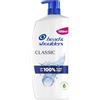 Head & Shoulders Shampoo Antiforfora Classic Clean 1000ml con Dosatore