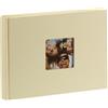 walther design album fotografico crema 22 x 16 cm con ritaglio di copertina, Fun FA-207-H