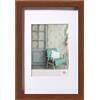 walther design Noce 20 x 30 cm Vero Vetro Cornice in Legno di Stoccolma EA030N