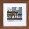 walther design Rovere Scuro 30 x 30 cm con passe-partout, Cornice in Legno Fiorito EF330P