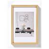 walther design oro 50 x 70 cm con passe-partout, cornice in plastica Steel Style ES070G