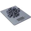 Taylor Pro Bilancia da Cucina Digitale con Design Ultrasottile, Compatta, Standard Professionale, Funzione Tara ad Alta Precisione, Vetro Color Grigio Peltro, Portata Massima 5 kg
