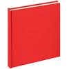 walther design album fotografico rosso 26 x 25 cm lino, panno FA-505-R