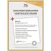 walther design oro 21 x 29,7 cm (DIN A4) con vetro artistico, cornice in plastica New Lifestyle KVX130G