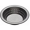 Master Class MasterClass Crusty Bake 10 cm Pirofila forata con PTFE, PFOA e BPA Free Non Stick, Tin 4 Inch Round, Robusto acciaio al carbonio da 1 mm, Nero